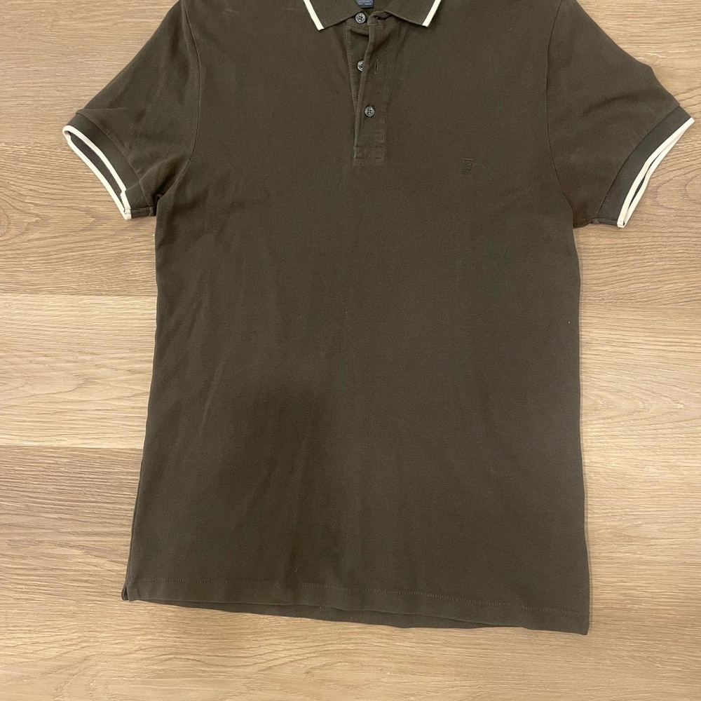 Men's French Comnectioj Dark Green Polo Shirt